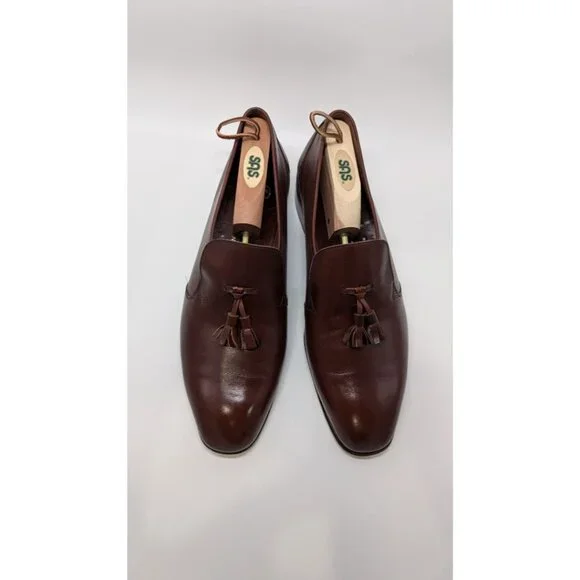 Bally Continentals Dark Brown Gerald Leather Loafer Vintage Mahogany Leather Bally Loafers - Etsy main image 3
